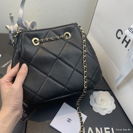 First Bag Ru CHANEL BAG DRAWSTRING SMALL 0707